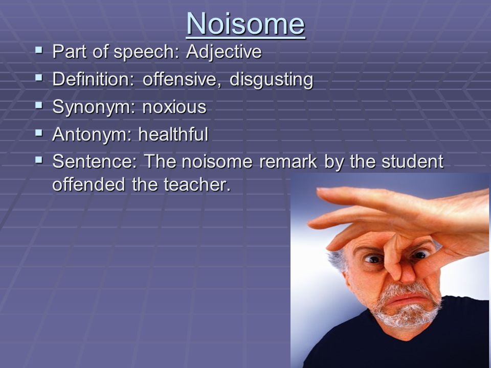 Define noisome deals